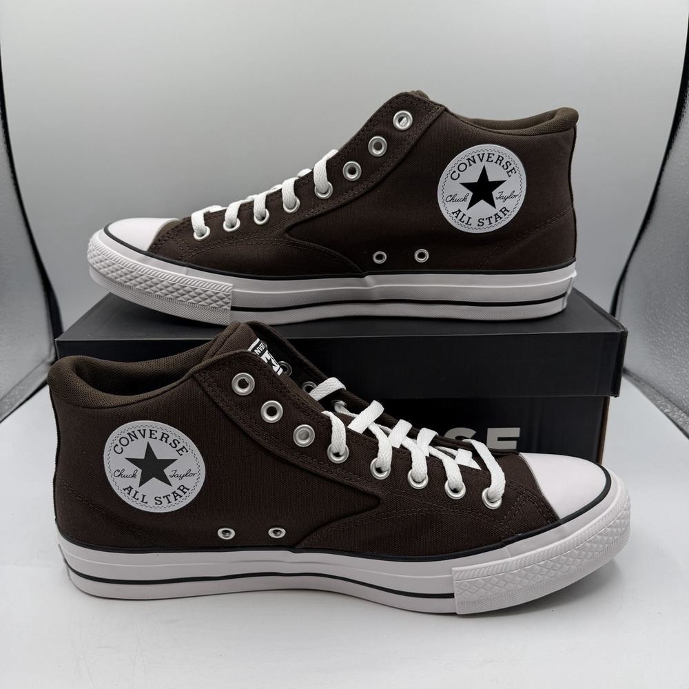 Converse CTAS Malden Street Mid Shoes Mens Size 11.5 Brown Sneakers A11708F
